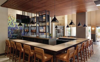 On-site bar at Hilton Scottsdale Resort & Villas.