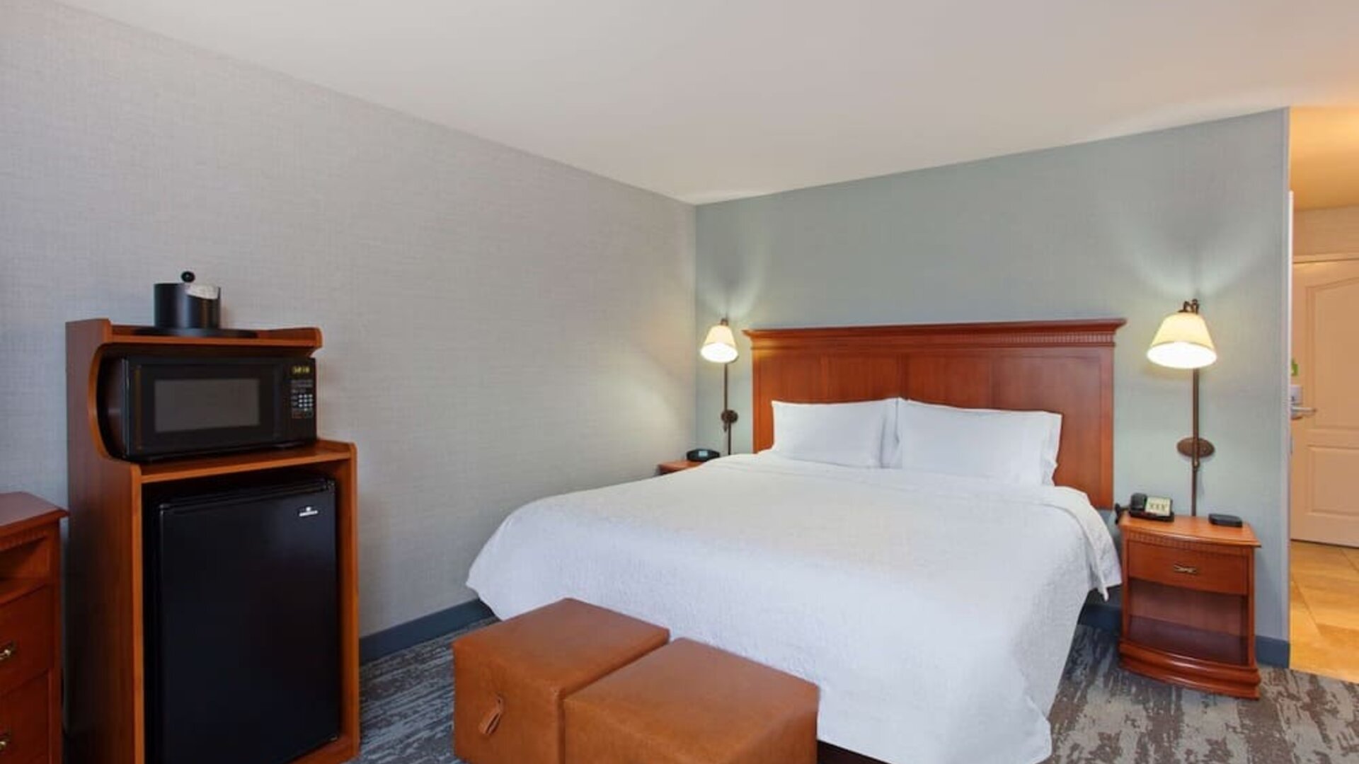 Day use room with private bathroom at Hampton Inn & Suites Clovis-Airport North.