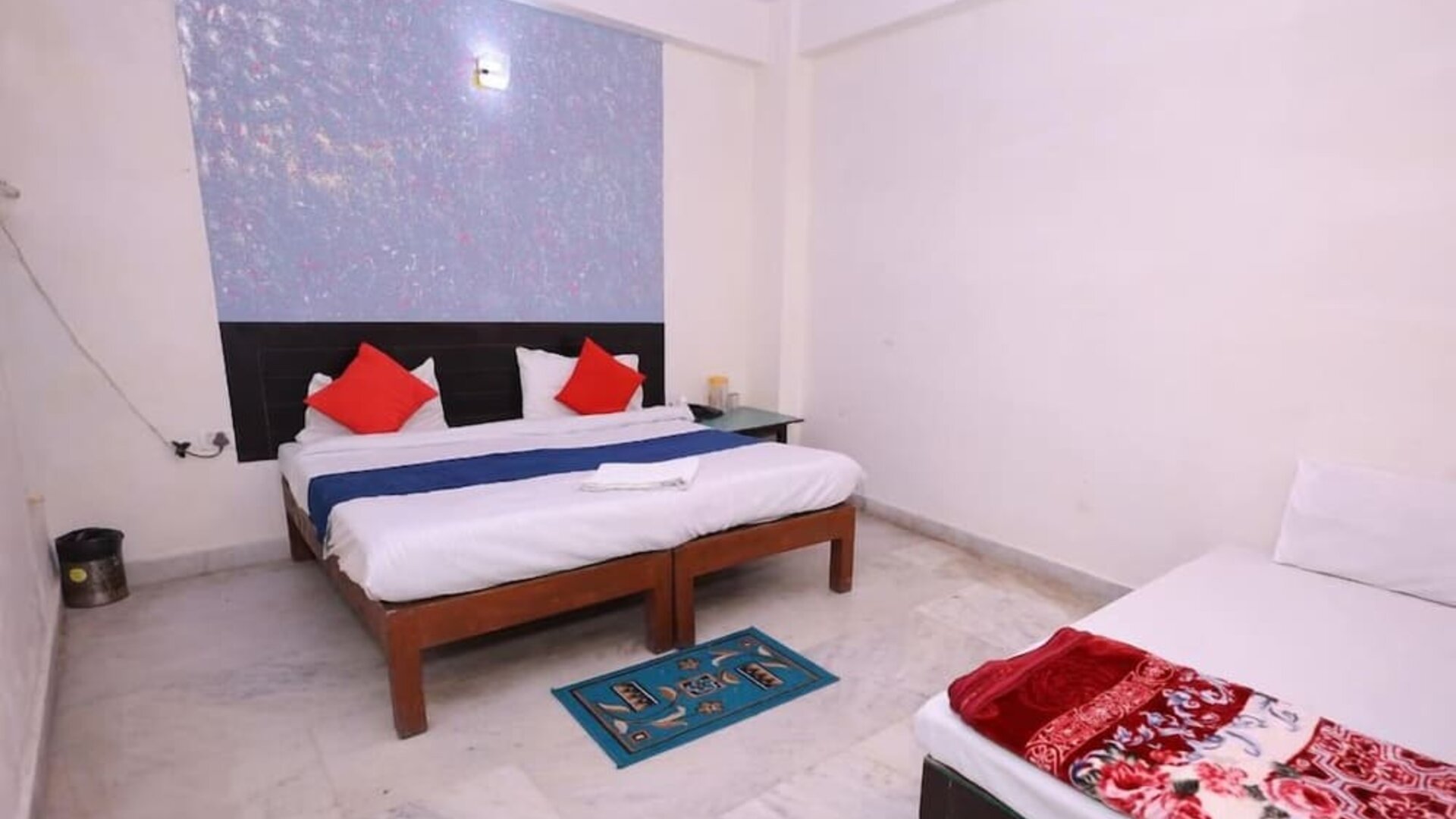 King room at Hotel NoVo Agra.