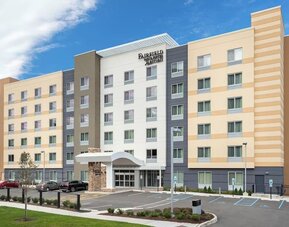 Parking available at Fairfield Inn & Suites By Marriott North Bergen.