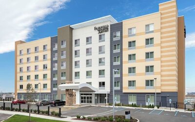 Parking available at Fairfield Inn & Suites By Marriott North Bergen.
