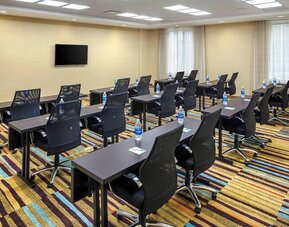 Conference room at Fairfield Inn & Suites By Marriott North Bergen.