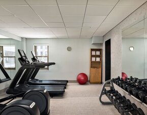 Well equipped fitness center at Kimpton Theta New York - Times Square.