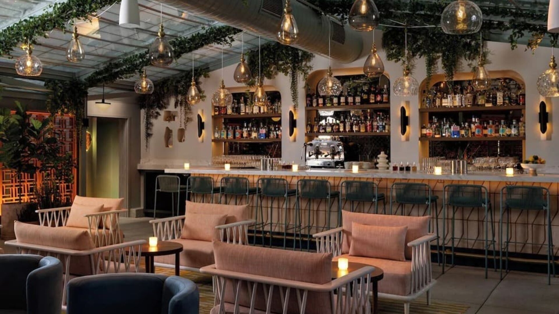 On-site bar at Kimpton Theta New York - Times Square.