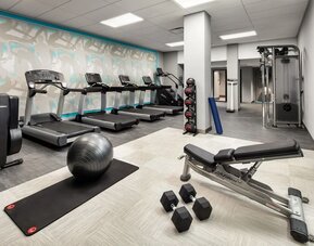 Fitness center at Crowne Plaza Dallas Market Ctr - Love Field.