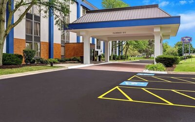 Parking available at Hampton Inn Chicago/Naperville.