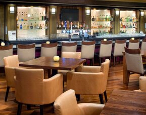 Dining room at the DoubleTree by Hilton Seattle Airport.