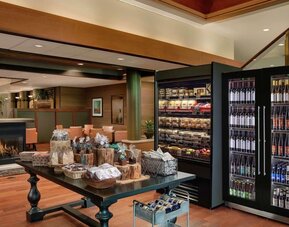 Snack bar at the DoubleTree by Hilton Seattle Airport.