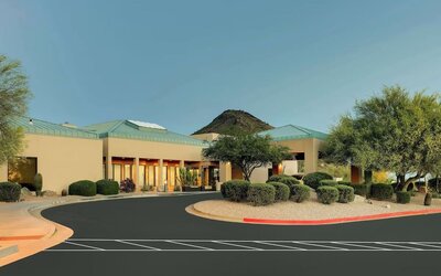 Exterior view of Sonesta Select Scottsdale At Mayo Clinic Campus.