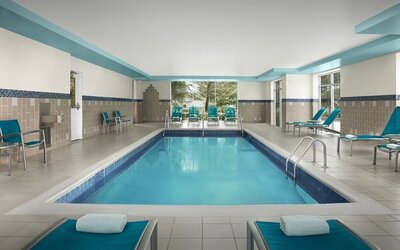 Refreshing indoor pool at TownePlace Suites Franklin Cool Springs.