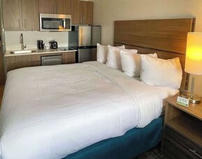 Cozy king room at MainStay Suites Oak Brook Terrace - Chicago.