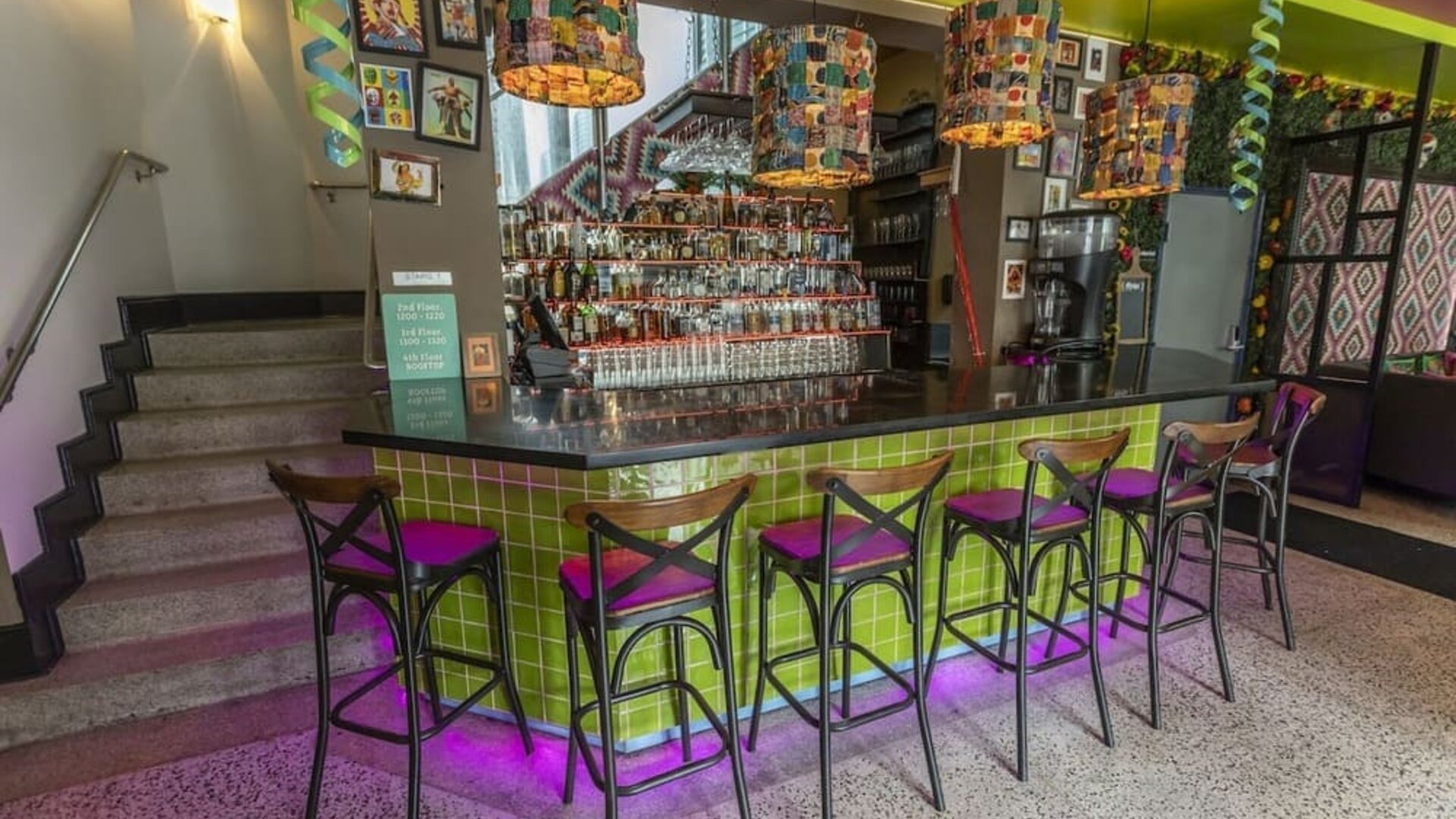 On-site bar at Catalina Hotel & Beach Club.