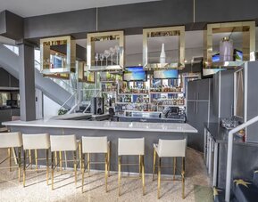 On-site bar at Catalina Hotel & Beach Club.