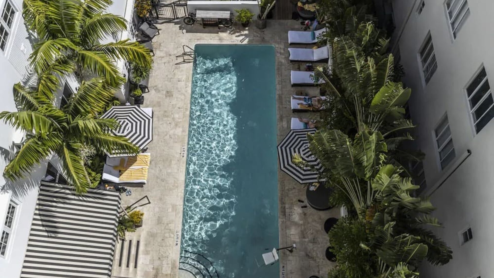 Outdoor pool at Hotel Croydon.
