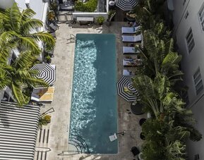 Outdoor pool at Hotel Croydon.