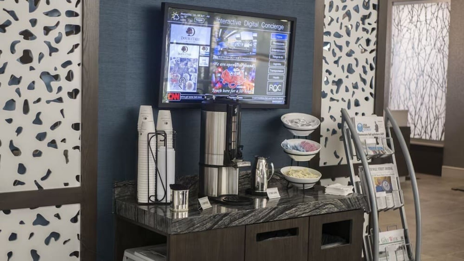 Coffee service available at DoubleTree By Hilton Hartford - Bradley Airport.