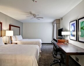 Day use twin room with work desk at Homewood Suites By Hilton Newark-Cranford.