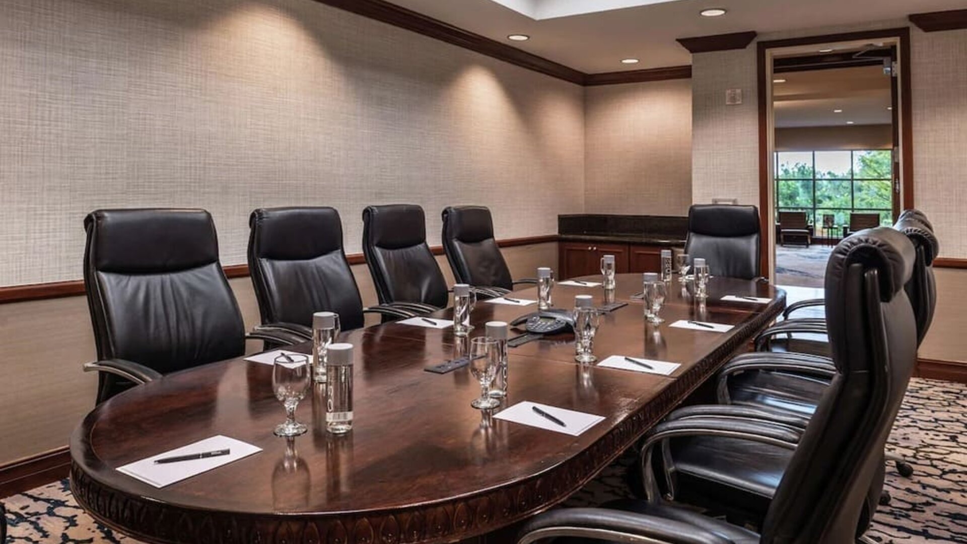 Professional meeting room at Hilton San Antonio Hill Country.