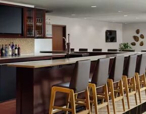 Hotel bar at Hilton Garden Inn Shreveport Bossier City.