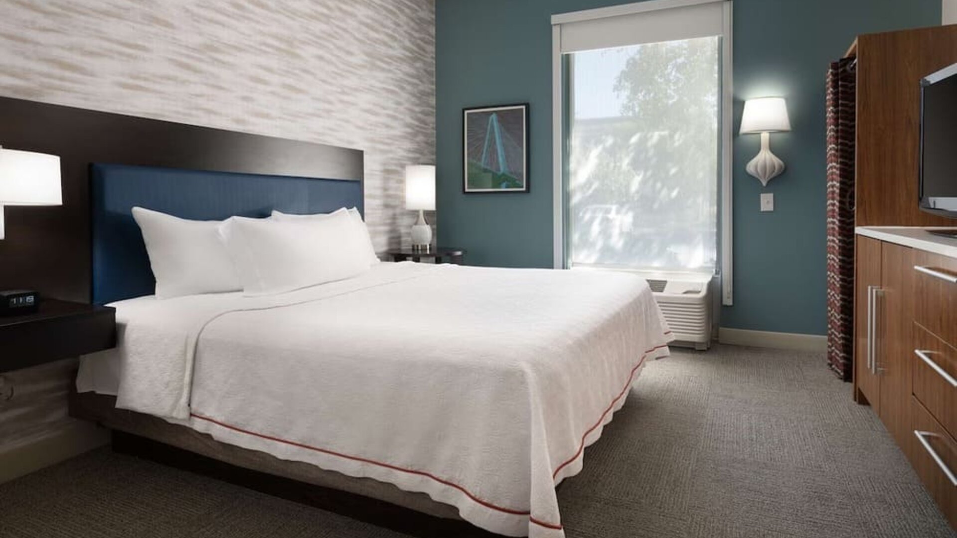 Bright and spacious day use room at Home2 Suites By Hilton Charleston Airport/Convention Center.