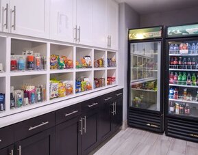 Convenience store at Homewood Suites By Hilton Dallas-Lewisville.