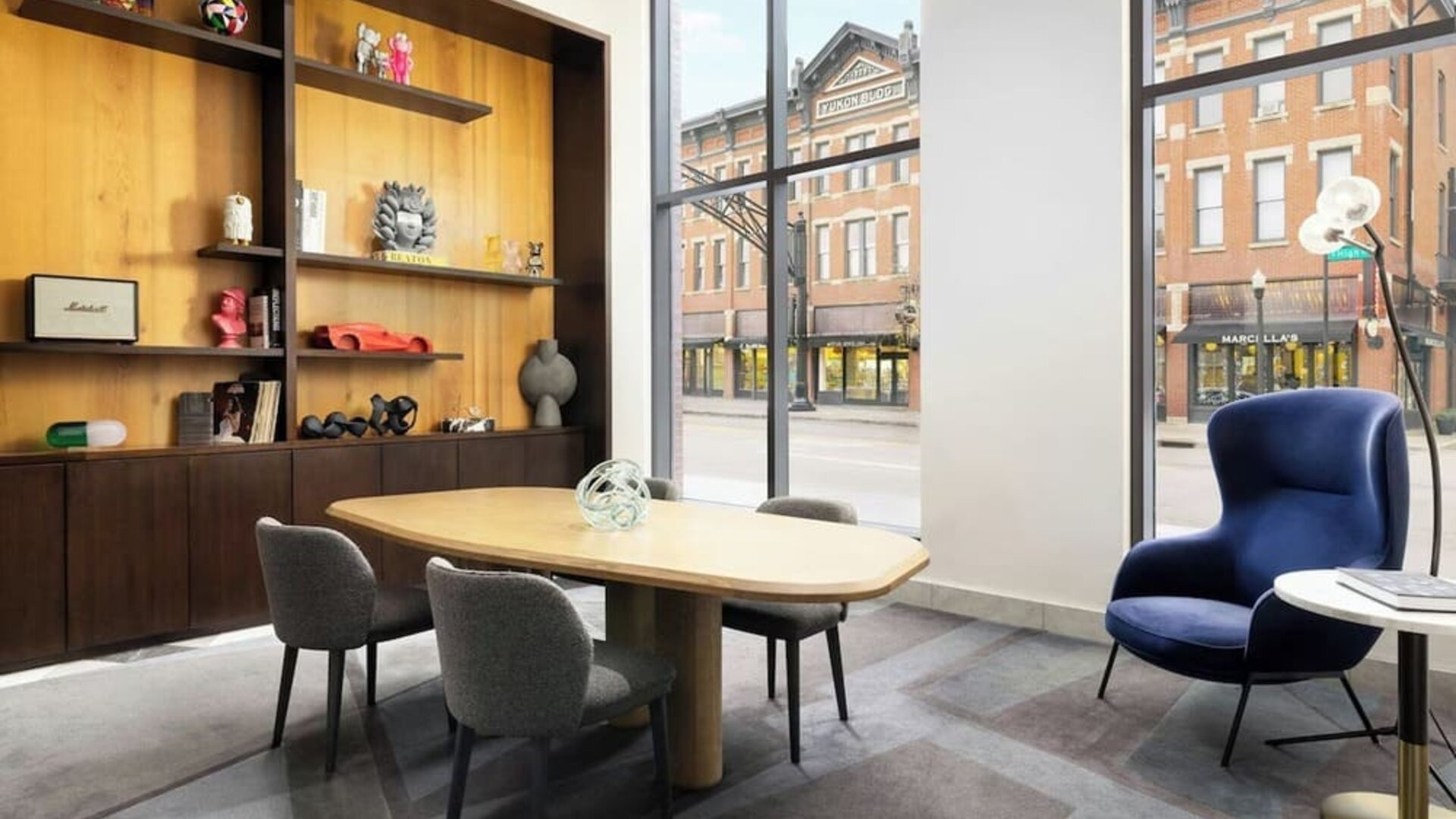 Lobby workspace at Le Méridien Columbus, The Joseph.