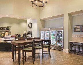 Convenience store and workspace at Embassy Suites By Hilton Savannah..