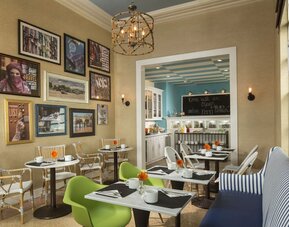 On-site restaurant at Circa 39 Hotel.