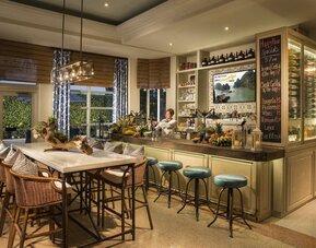 On-site bar at Circa 39 Hotel.