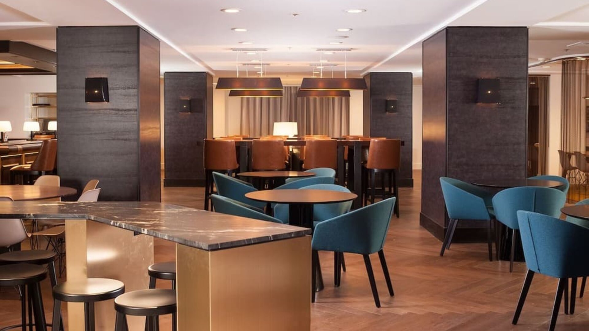 On-site restaurant at Stanford Court San Francisco.