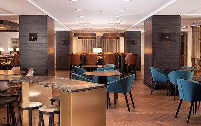 On-site restaurant at Stanford Court San Francisco.