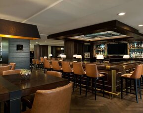 On-site bar and lounge area at Stanford Court San Francisco.