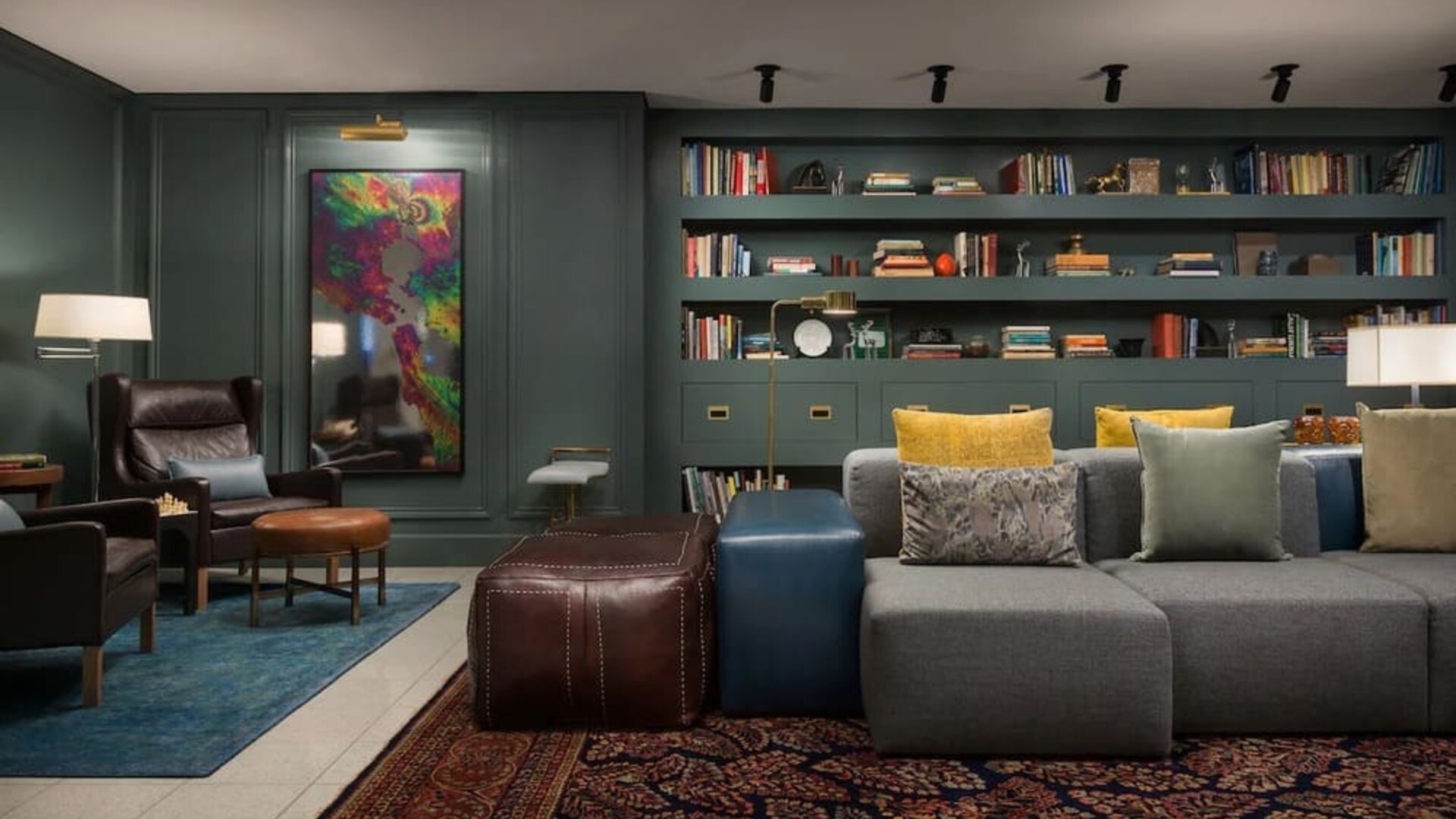 Lounge area at Stanford Court San Francisco.