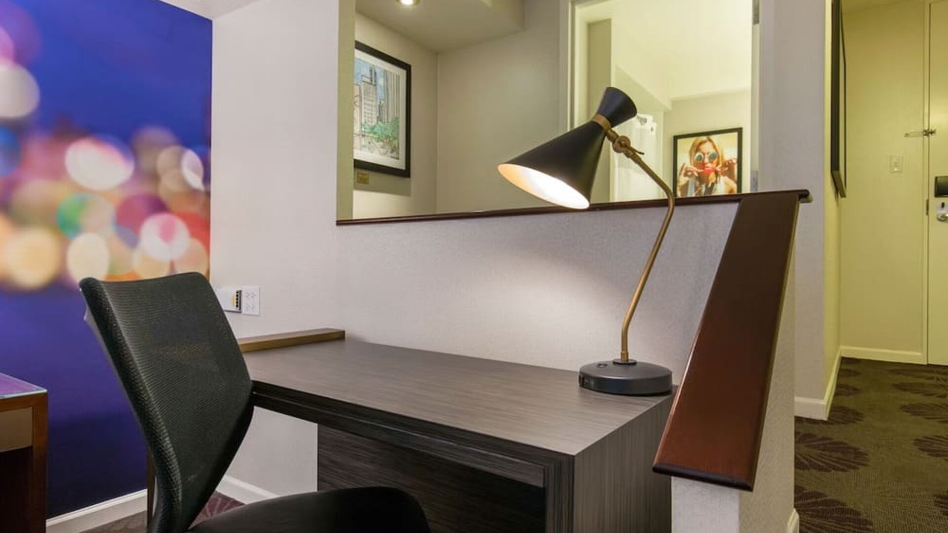 Day use room' workspace at The Chicago Hotel Collection - Magnificent Mile.