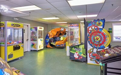 Arcade room at Sea Crest Beach Hotel.