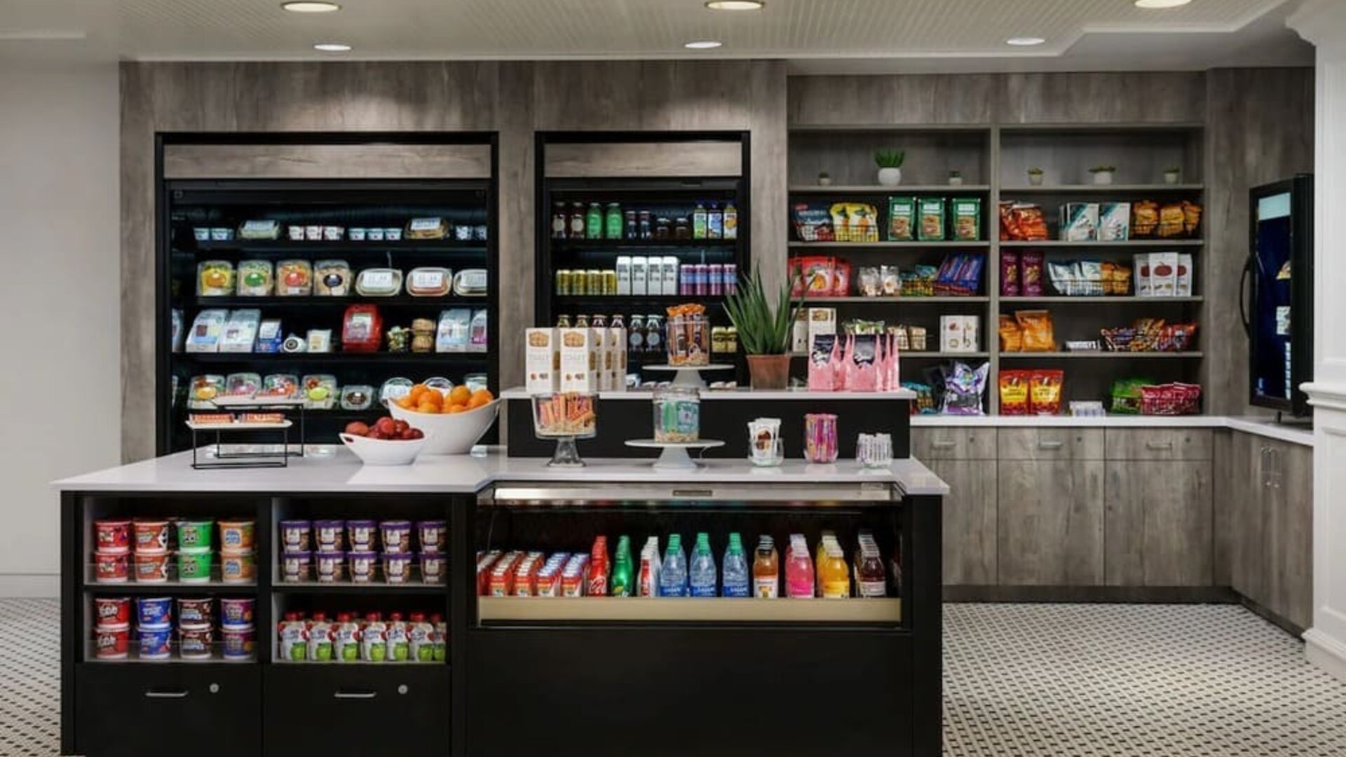 Convenience store at Hotel Caza.