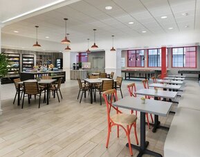 Dining area at Hotel Caza.