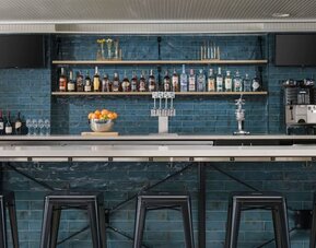 On-site bar at Hotel Caza.