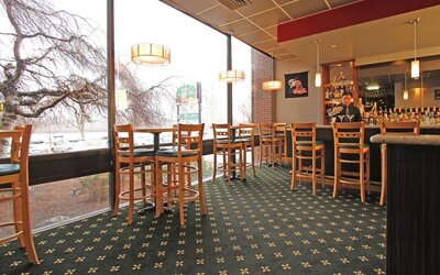 On-site bar at Courtyard Boston Cambridge.