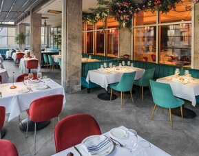 On-site restaurant at DoubleTree By Hilton New York Midtown Fifth Ave.