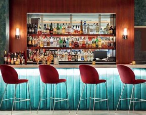 On-site bar with lounge area at DoubleTree By Hilton New York Midtown Fifth Ave.