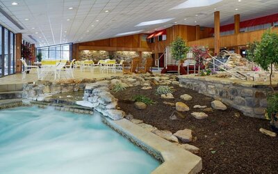 Outdoor pool at Cove Haven Resort.