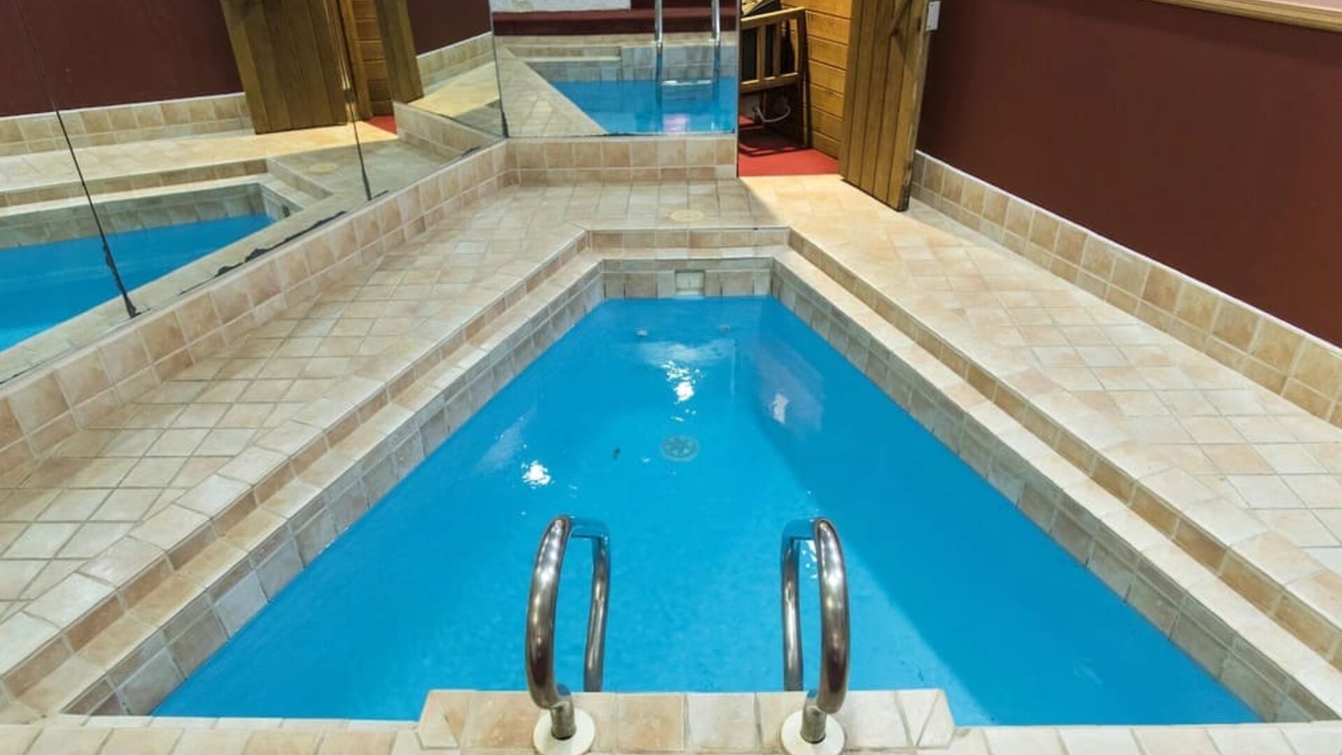 Indoor pool at Paradise Stream Resort.