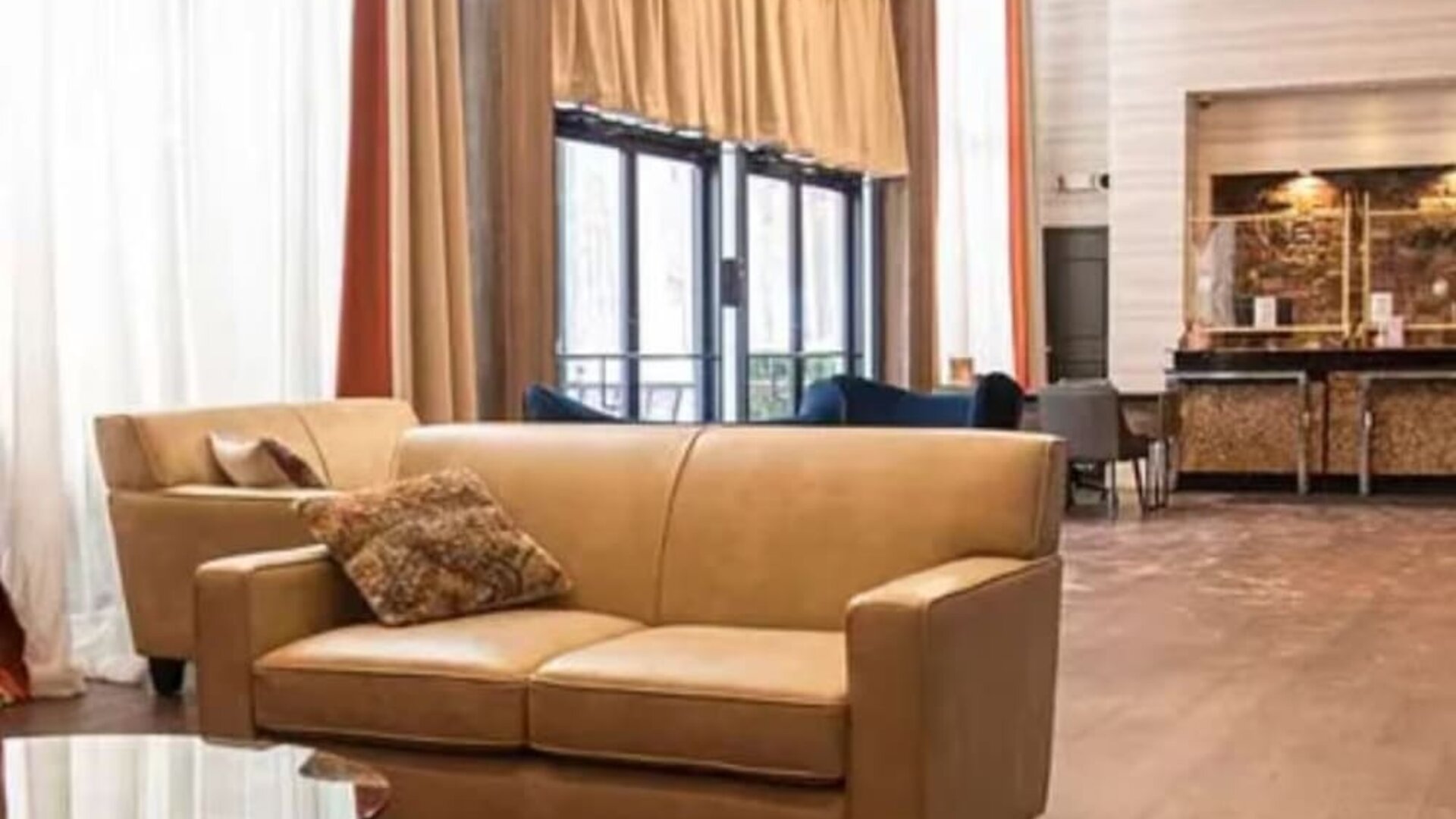 Lobby seating at Paradise Stream Resort.