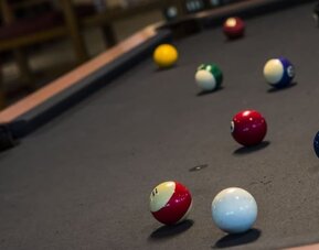 Pool table at Paradise Stream Resort.