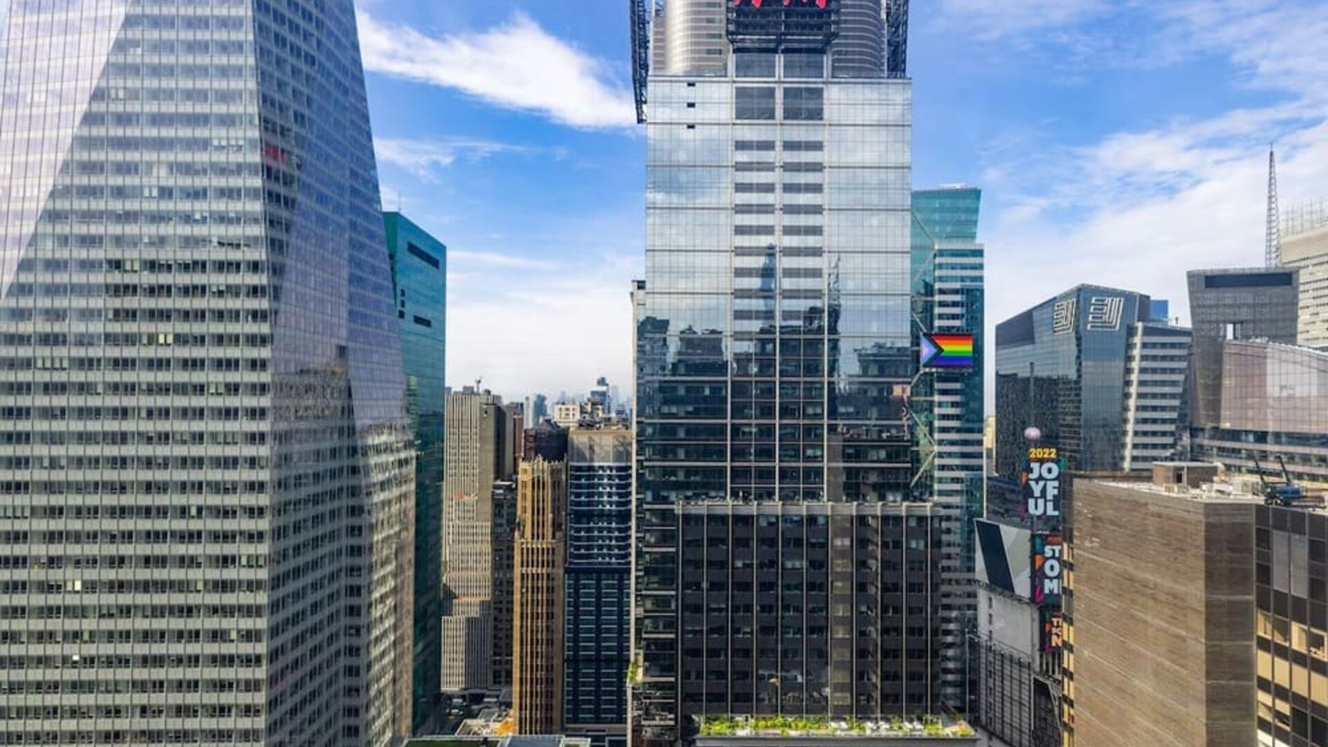 City views at Millennium Hotel Broadway Times Square.