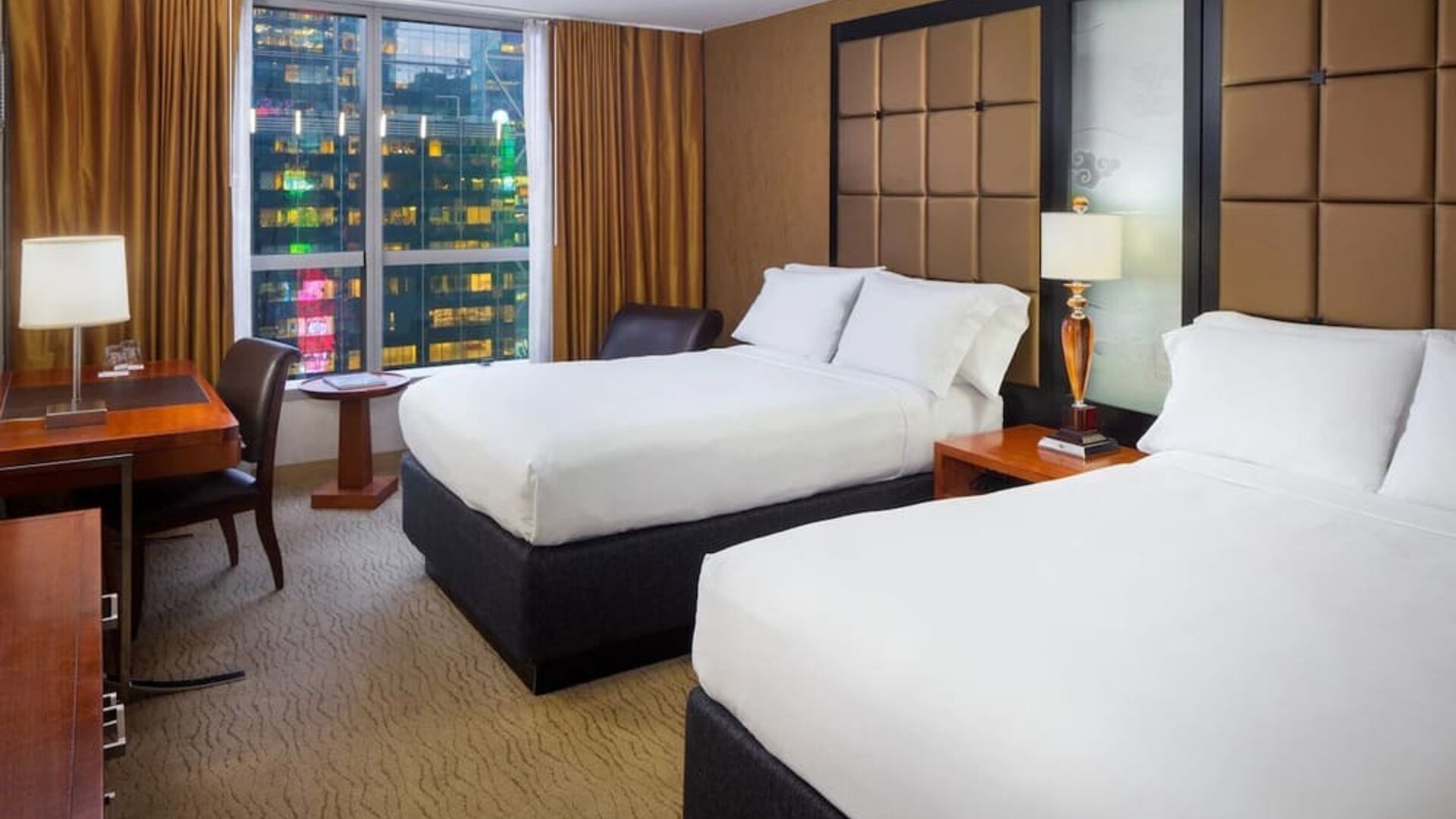 Queen beds at Millennium Hotel Broadway Times Square.