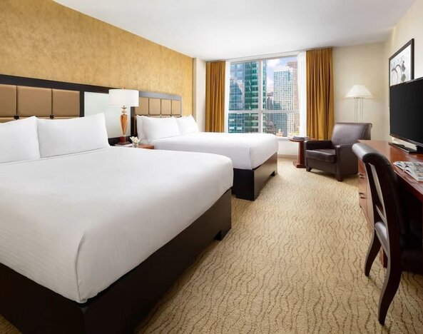 Queen beds available at Millennium Hotel Broadway Times Square.