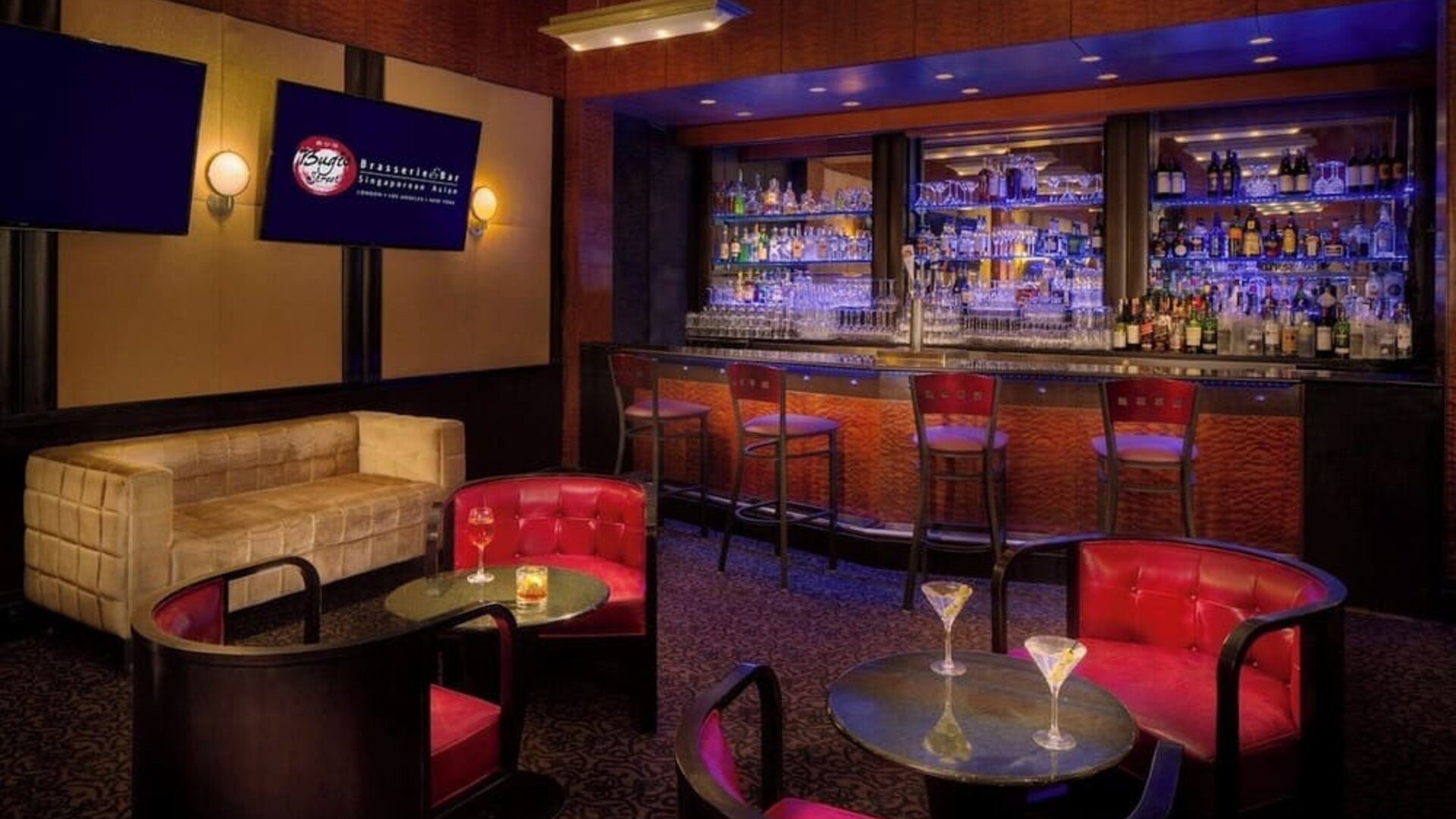 Hotel lounge at Millennium Hotel Broadway Times Square.