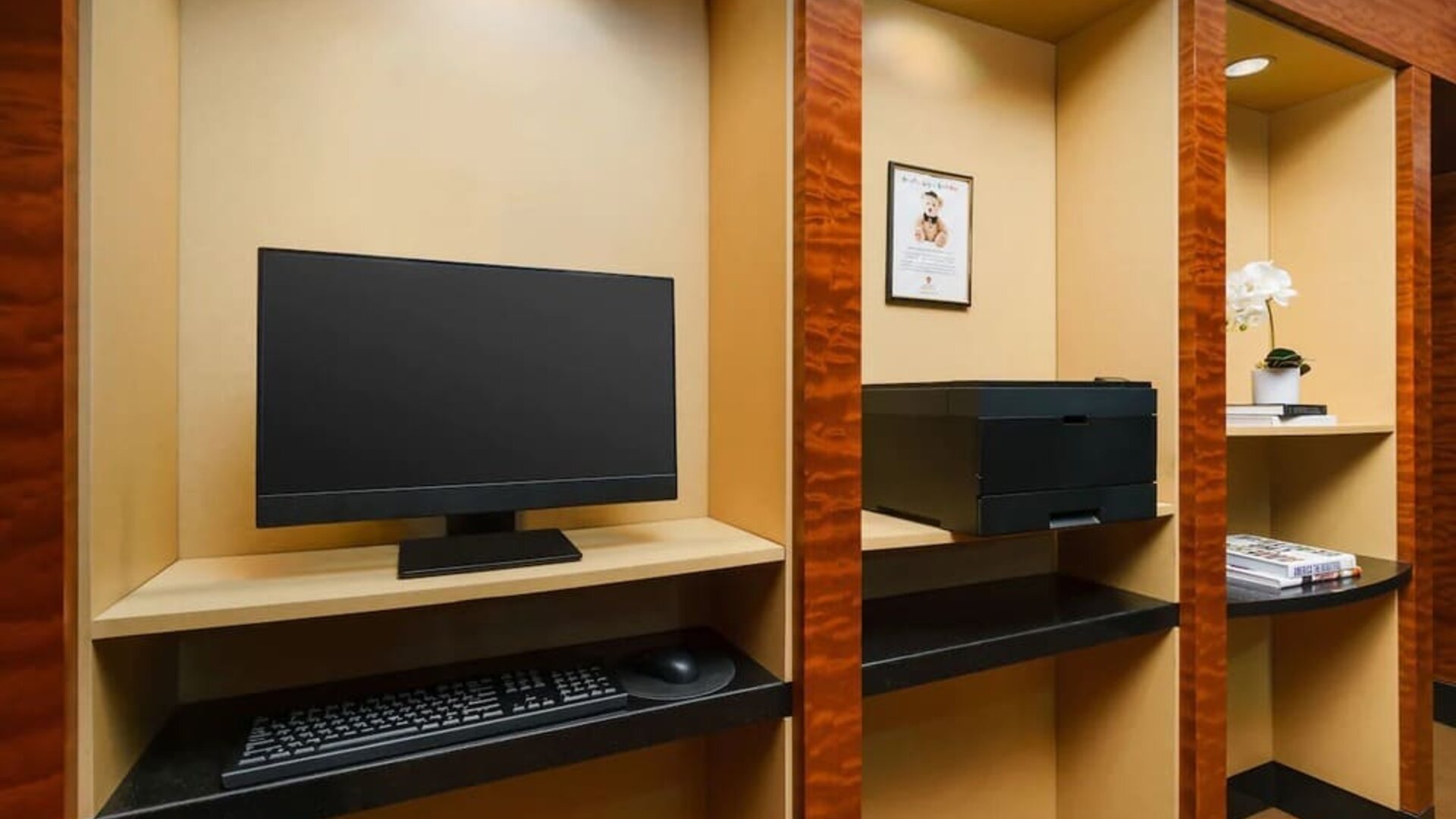 Business center at Millennium Hotel Broadway Times Square.